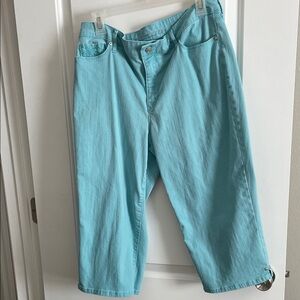 Gloria Vanderbilt Aqua Capris